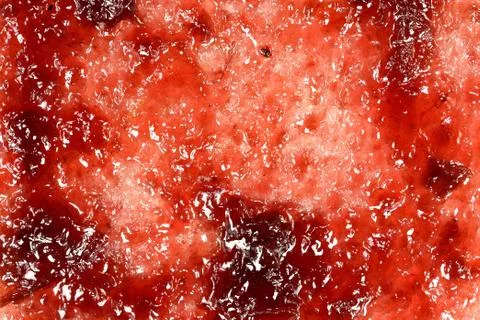 White bread with jam Stock Photos