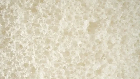 White bread in macro video shot Stock Footage 241789078