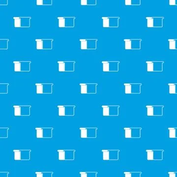 White bread pattern seamless blue 스톡 일러스트