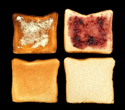 White bread Stock Photos