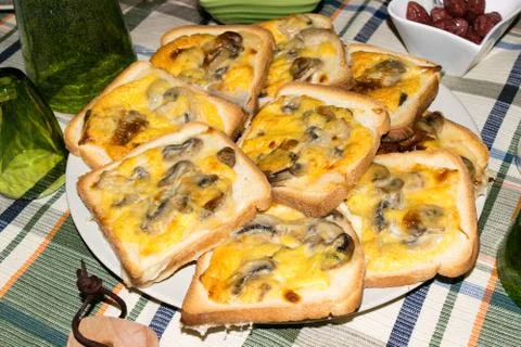 White bread Fotos Stock