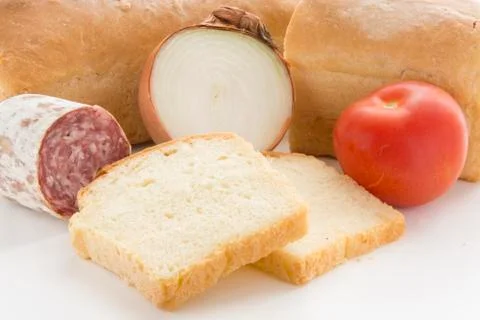 White bread Stock Photos
