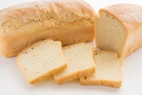 White bread Foto stock