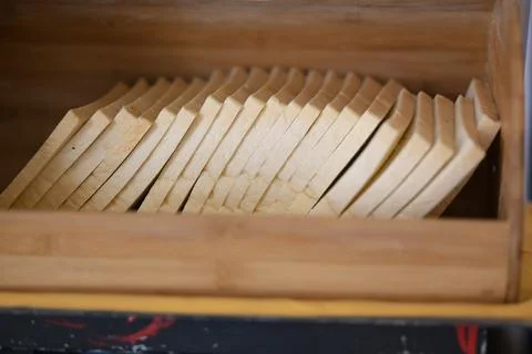 White bread Foto stock