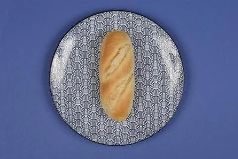 White bread roll 스톡 사진