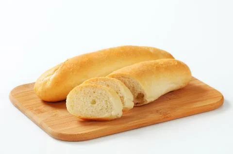 White bread rolls Stock Photos