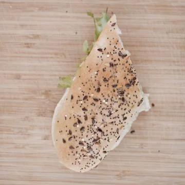White bread sandwich Stock Photos