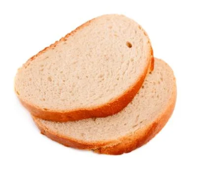 White bread slices Stock Photos