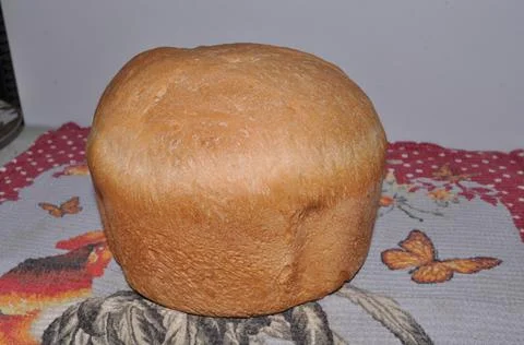 White bread on a towel Stock-Fotos