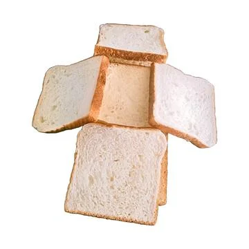 White breads Stock Photos