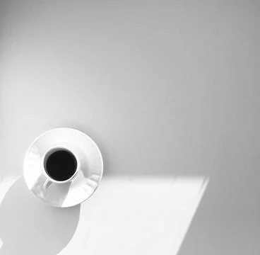 White breakfast Stock Photos