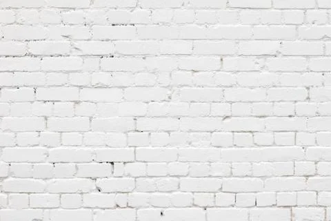 White brick background Stock Photos
