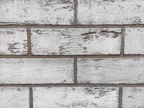 White brick background, wall texture in loft style. Foto stock