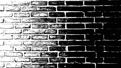 White Brick pattern transition mask Stock Footage 172064318