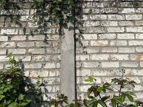 White brick stack background. traditional white brick wall. renovation of old ho Stock Photos