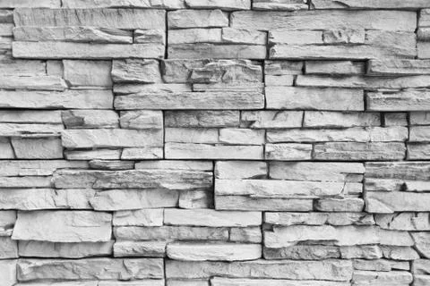 White brick stone wall. Foto stock