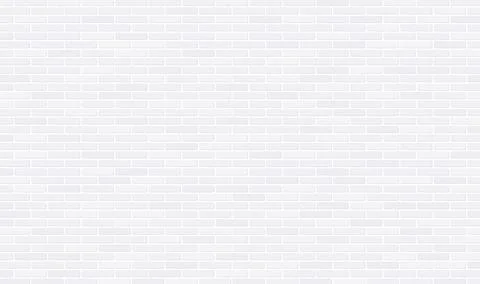 White brick wall background. Flat vector illustration Stock Illustration