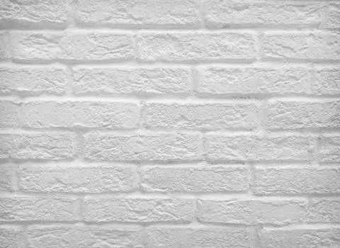 White brick wall background Stock Illustration