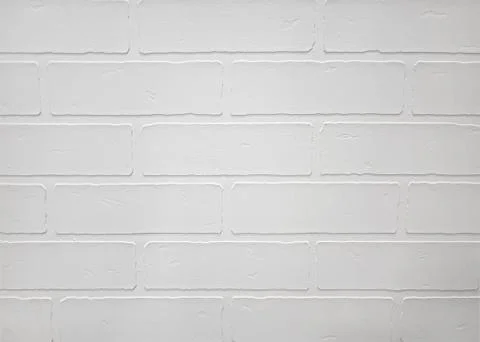 White brick wall background Stock Illustration