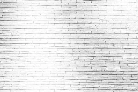 White Brick Wall Background with Light Leak. Stock Photos