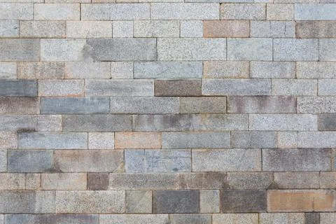 White brick wall background pattern Stock Photos