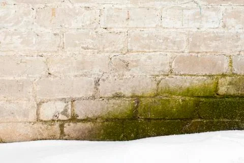 White brick wall background Foto stock