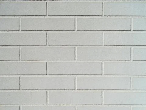 White brick wall background Stock Photos
