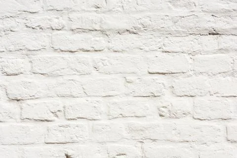 White Brick Wall Background Foto stock