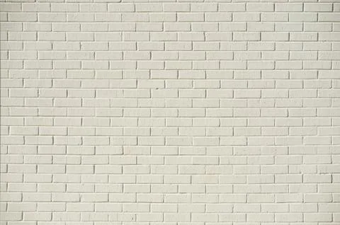 White brick wall background Stock Photos