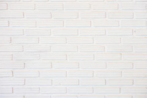White brick wall background Stock Photos