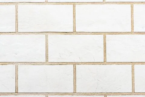White brick wall background Stock Photos