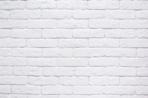White brick wall background Stock-Fotos
