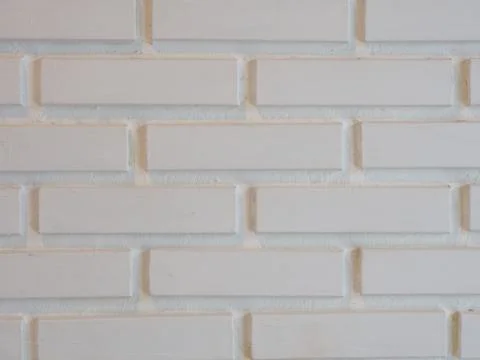 White Brick Wall Background Stock Photos