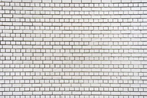 White brick wall background Stock Photos
