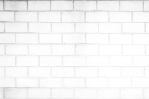 White Brick Wall Background. Stock Photos