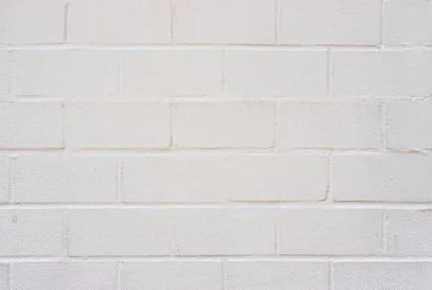 White brick wall background texture Foto stock