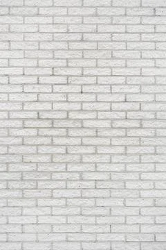 White brick wall background. Texture close-up Stock Photos