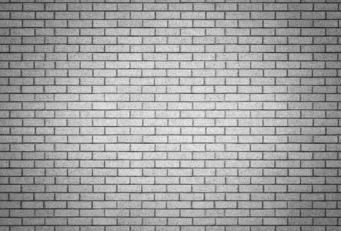 White brick wall background texture image Fotos Stock