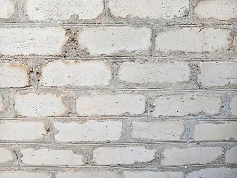 White brick wall close up 스톡 사진