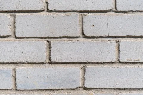 White brick wall, good for using as background Stock Photos