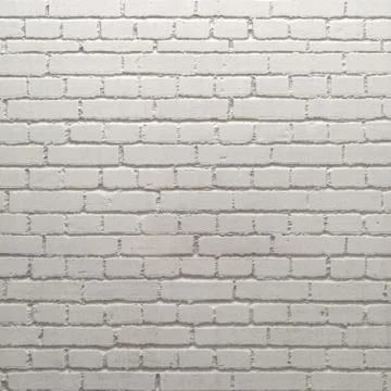White brick wall Stock Illustration