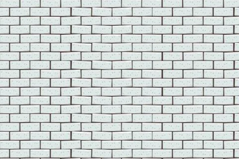 White brick wall Stock Illustration
