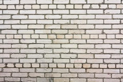 White brick wall pattern Stock Photos