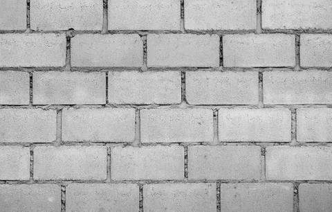 White Brick Wall Pattern Stock Photos