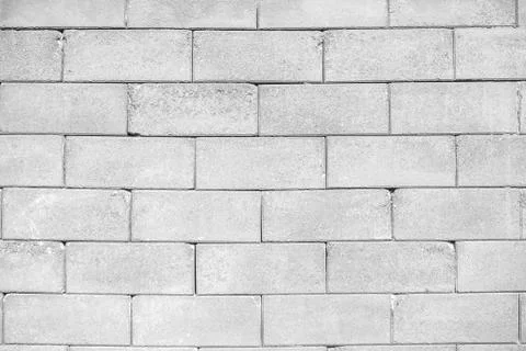 White brick wall pattern texture. Brick wall surface for design. Stock Photos