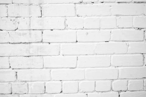 White brick wall Stock Photos