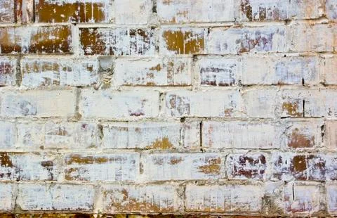 White brick wall Stock Photos