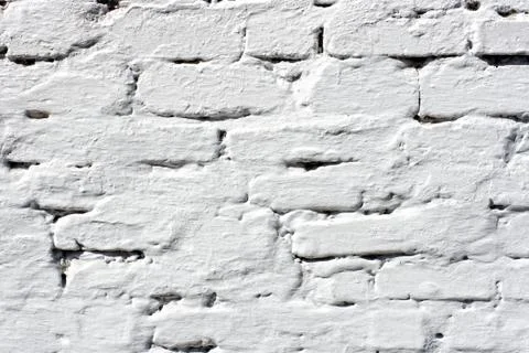 White brick wall Stock Photos