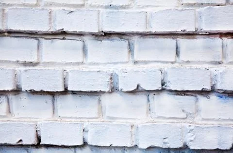 White brick wall Stock Photos