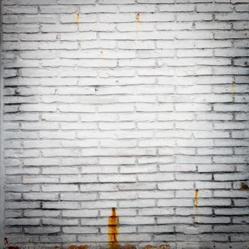 A white brick wall Stock Photos